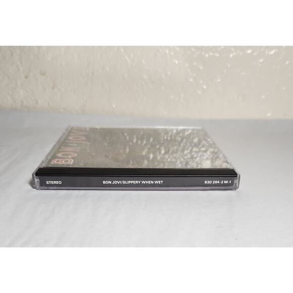 Bon Jovi Slippery When Wet Vintage Tested Rock CD Polygram 1988 Pre-owned - Picture 6 of 7